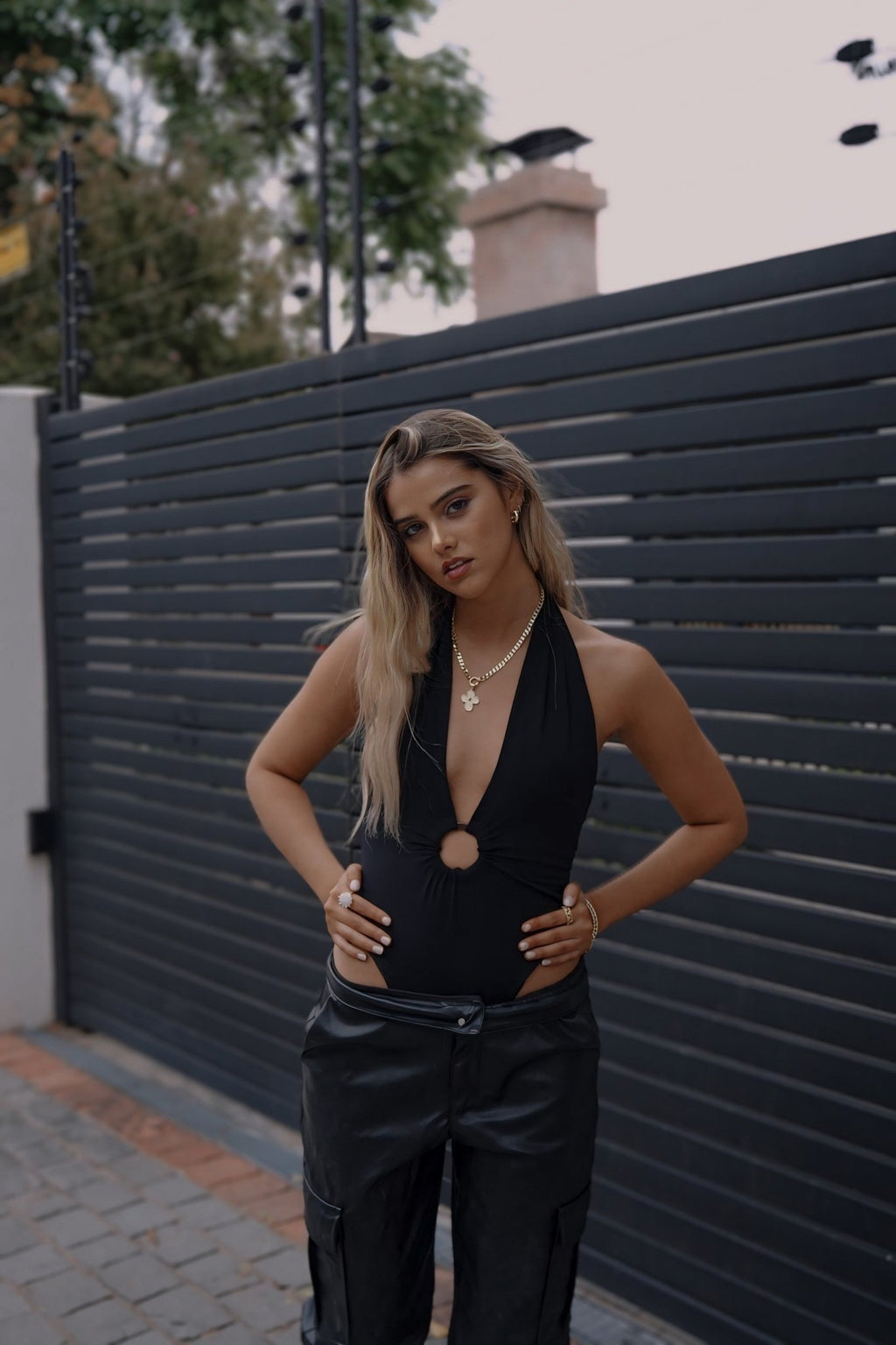 Gloria Bodysuit Black