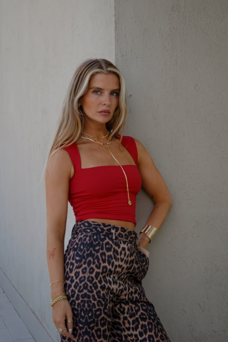 Isabella Top Red
