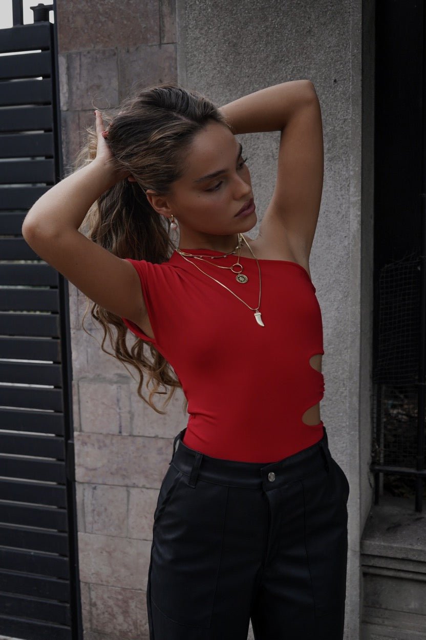 Margot Bodysuit Red
