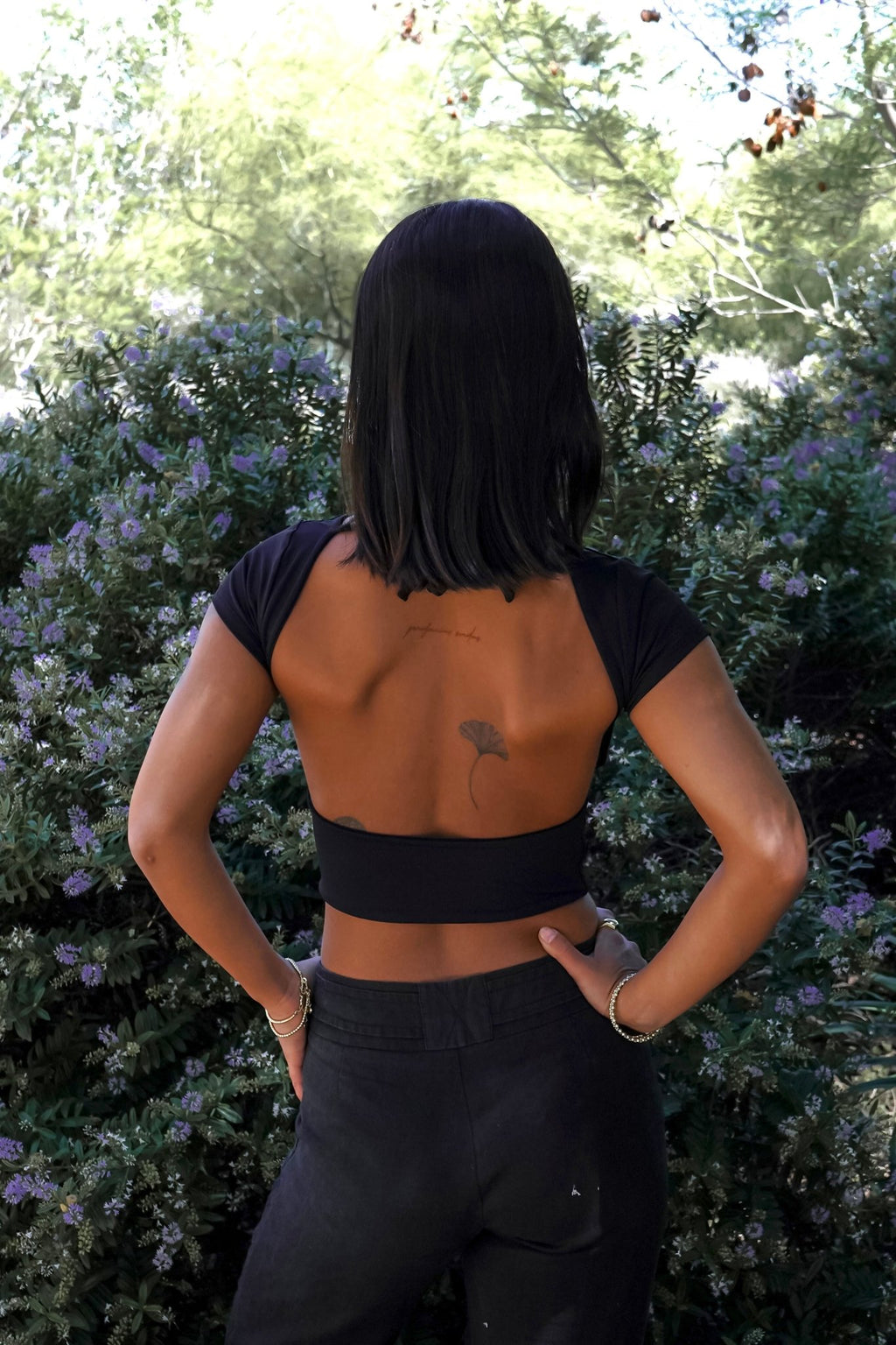 Polly Top Black