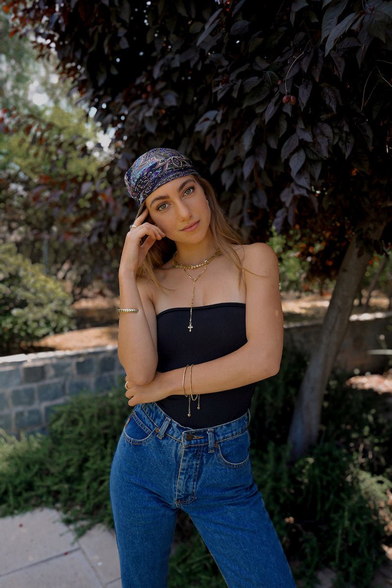 Strap Bodysuit Black