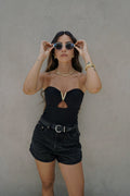 Verona Bodysuit Black
